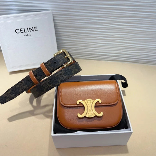 CE 2026 Arc De Triomphe Belt Bag 25mm Leather
