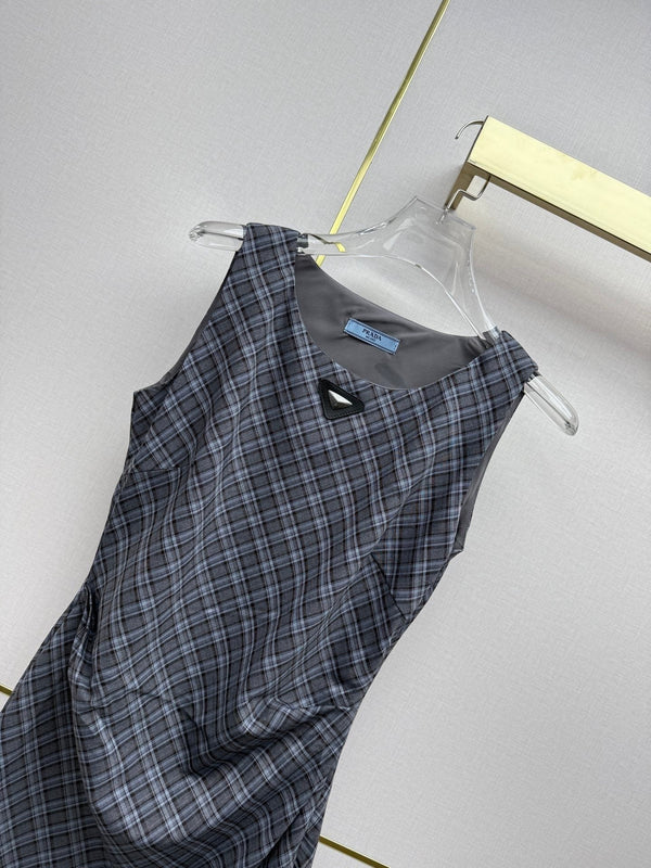 Pra 2026 Vest Dress Charcoal Gray Cotton 400164