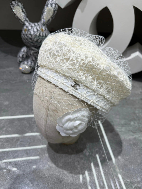 CC Lace Mesh Beret 413052