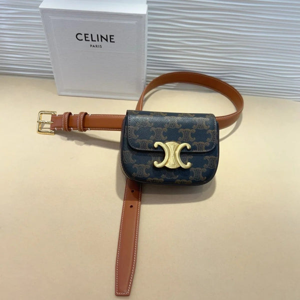 CE 2026 Arc De Triomphe Belt Bag 25mm Leather