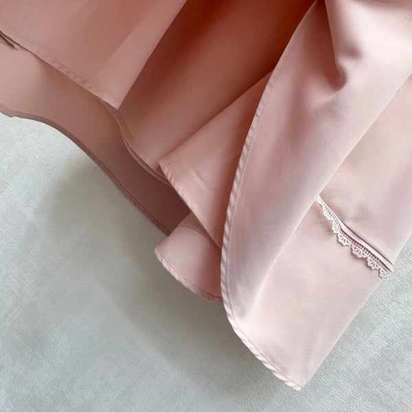 Miu 2026 Midi Skirt Pink Cotton 648501