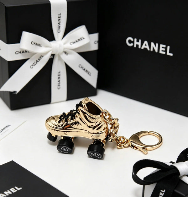 CC Gold Roller Skate Charm