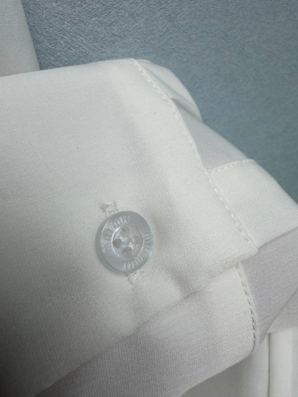 Miu 2026 Long-Sleeve Shirt Cotton 643283