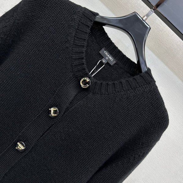CC 2026 Letter-button Knit Cardigan Cashmere 418732