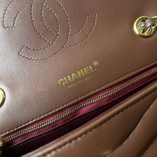 CC 26s Flap Bag 25.5cm Patinated Lambskin
