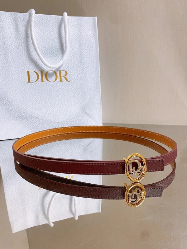 CD 2026 30 Montaigne Reversible Belt 15mm Calfskin