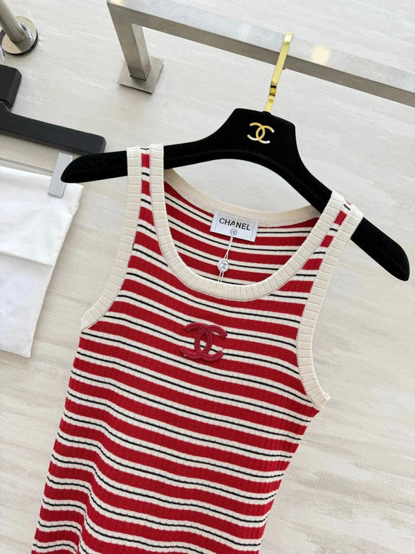 CC 2026 Knit Vest Stripes Wool 402251