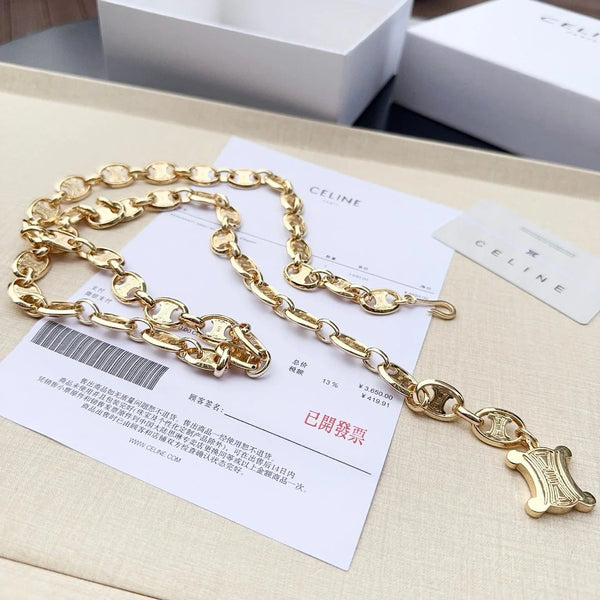 CL 2026 Gold Metallic Belt