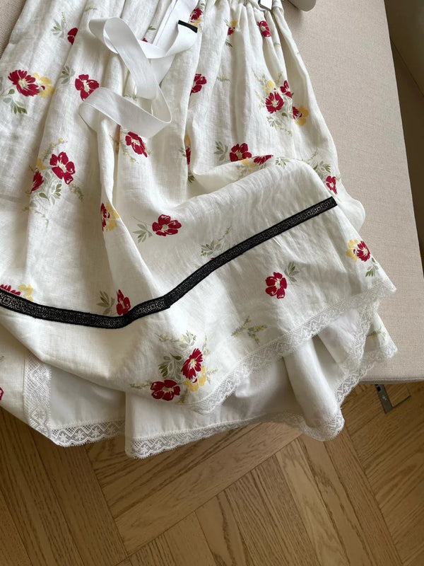 Pra 2026 Midi Skirt Linen 649571