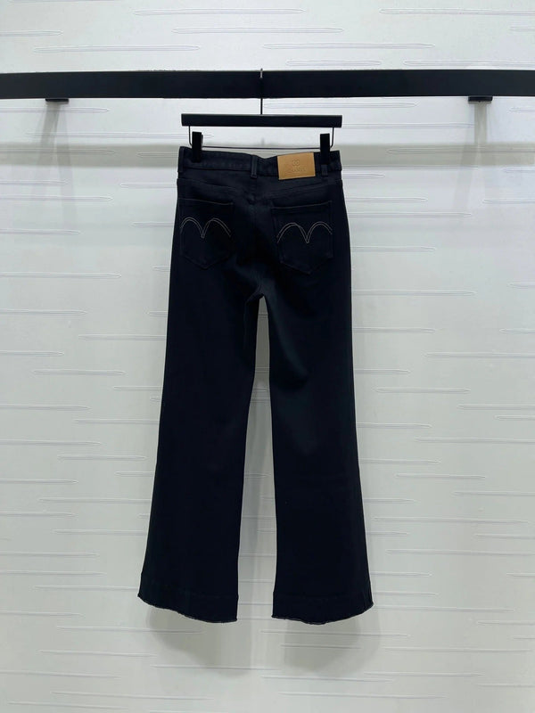 CC 2026 Slim-fit Flared Jeans Black Cotton 669869