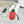 Loew Raffia Calfskin Strawberry Charm