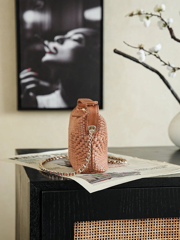 Chanel 26s Bag 21.5cm Straw Woven