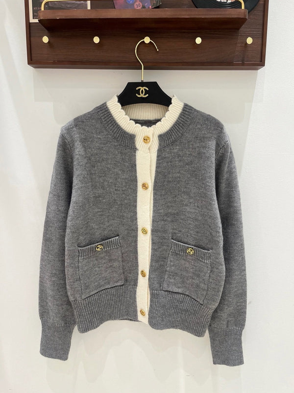 Chanel 2026 Knitted Cardigan Multicolor Wool 244052