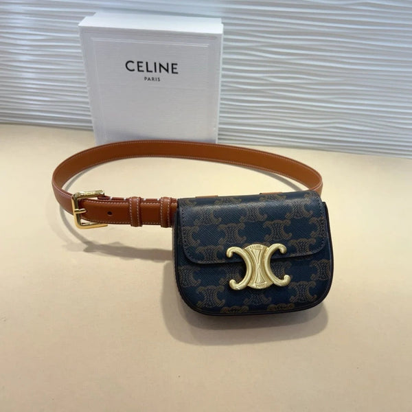 CE 2026 Arc De Triomphe Belt Bag 25mm Leather
