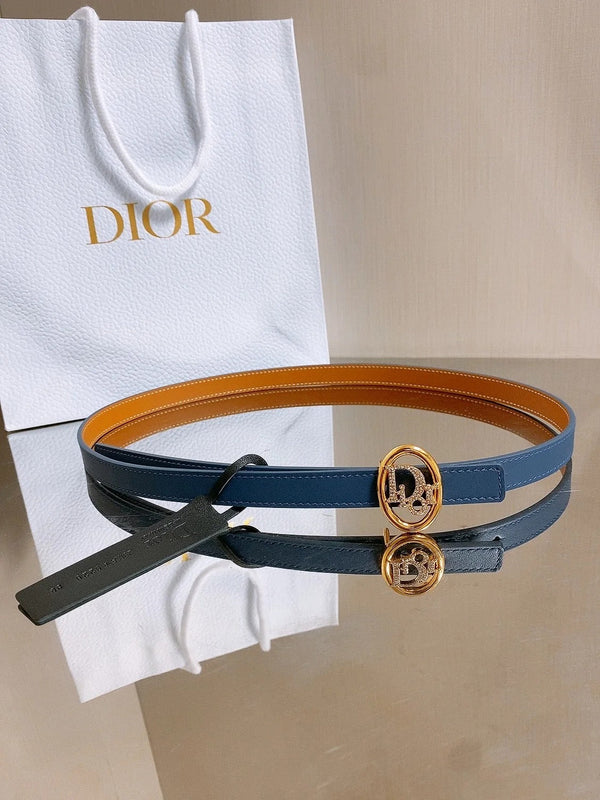 CD 2026 30 Montaigne Reversible Belt 15mm Calfskin