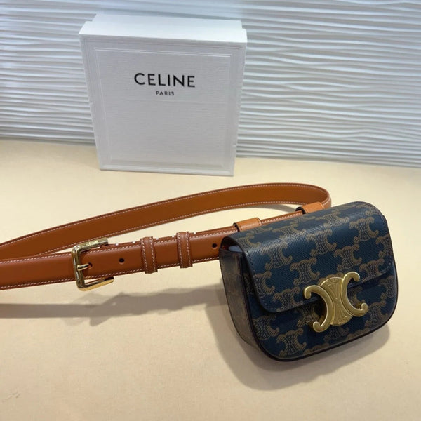 CE 2026 Arc De Triomphe Belt Bag 25mm Leather