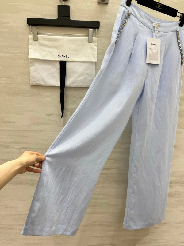 CC 2026 Wide-Leg Pants Cotton- Linen 398799