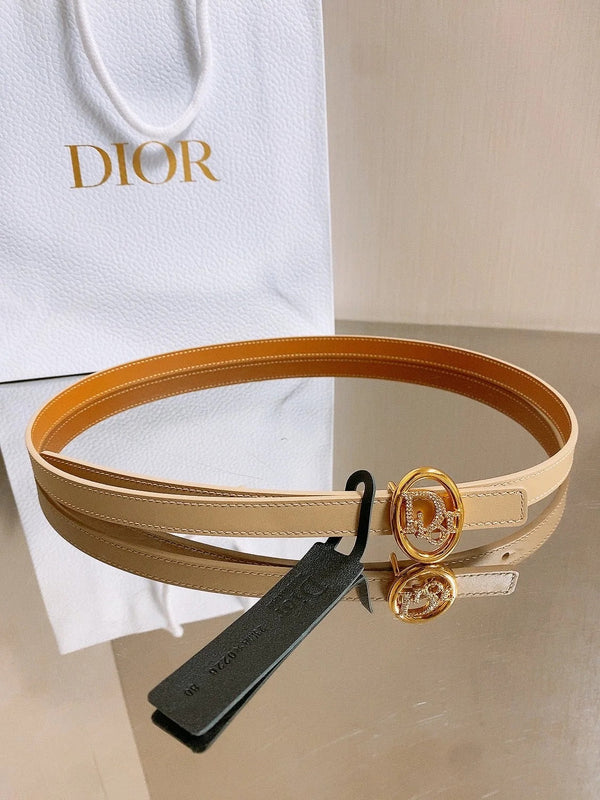 CD 2026 30 Montaigne Reversible Belt 15mm Calfskin