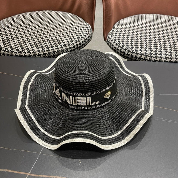 CC Wide-brimmed Straw Hat 214482