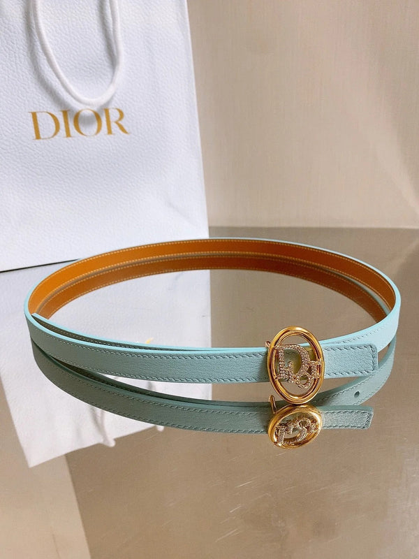 CD 2026 30 Montaigne Reversible Belt 15mm Calfskin