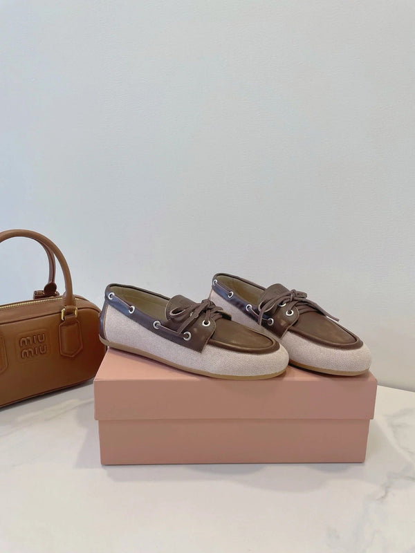 Miu 2026 Vintage Loafers Suede Leather 941761