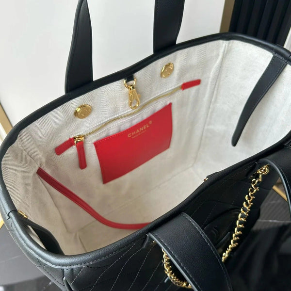 CC 2026 Double C Tote Bag Calfskin