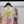 HM 2026 Printed Crew Neck Knit Long Sleeve Top Pink Wool 417087