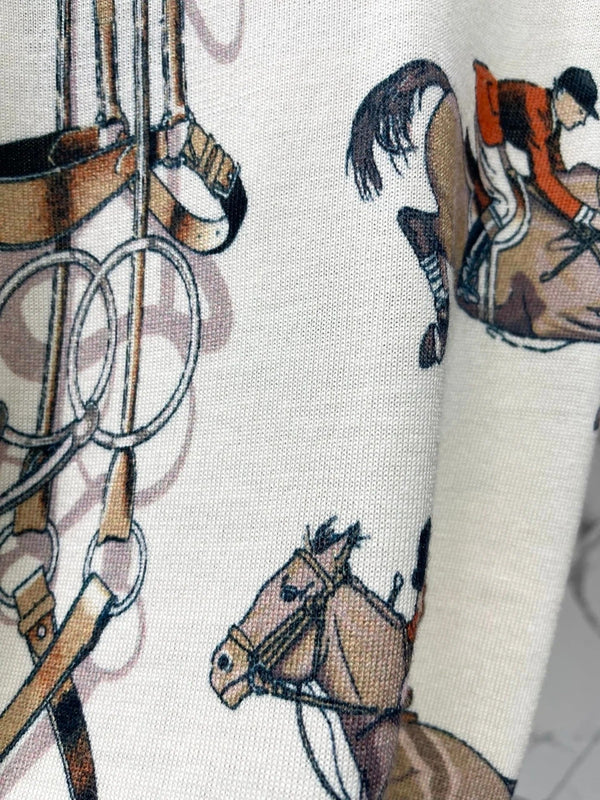 HM 2026 Blend Short-Sleeve Printed Shirt White Mix Colors Wool 653835