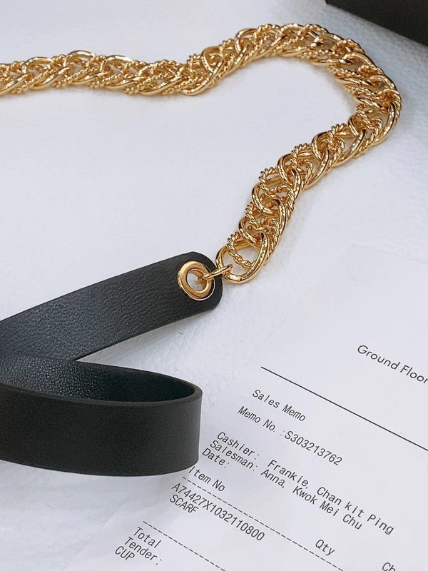 CC 2026 Spiral Bow Waist Chain Belt
