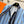 HM 2026 Chain Print Ribbon Shirt Blue Silk 408796