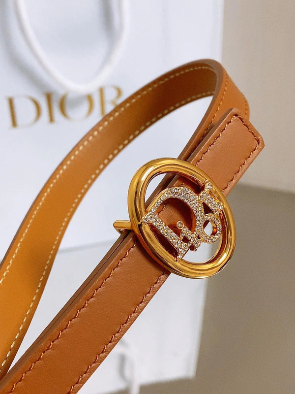 CD 2026 30 Montaigne Reversible Belt 15mm Calfskin