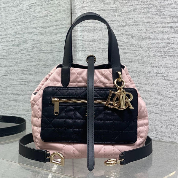 CD 2026 Toujours Vertical Tote Bag Calfskin