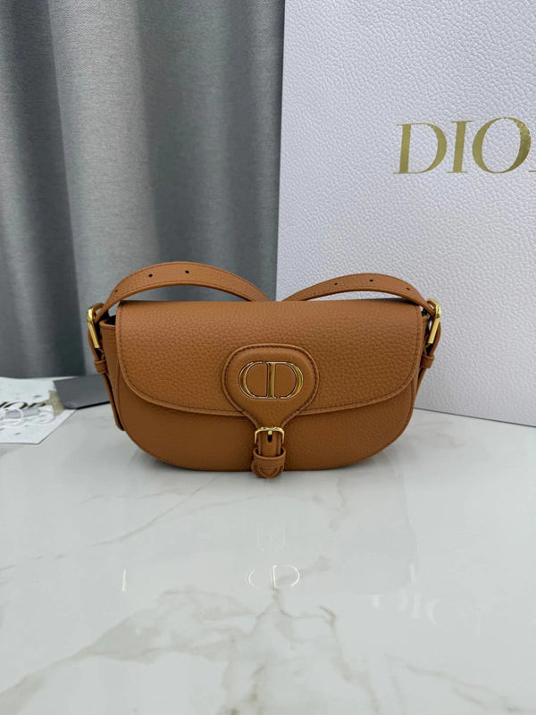 CD 2026 Bobby East-West Bag 21cm Multicolors Fabric and Grained Calfskin