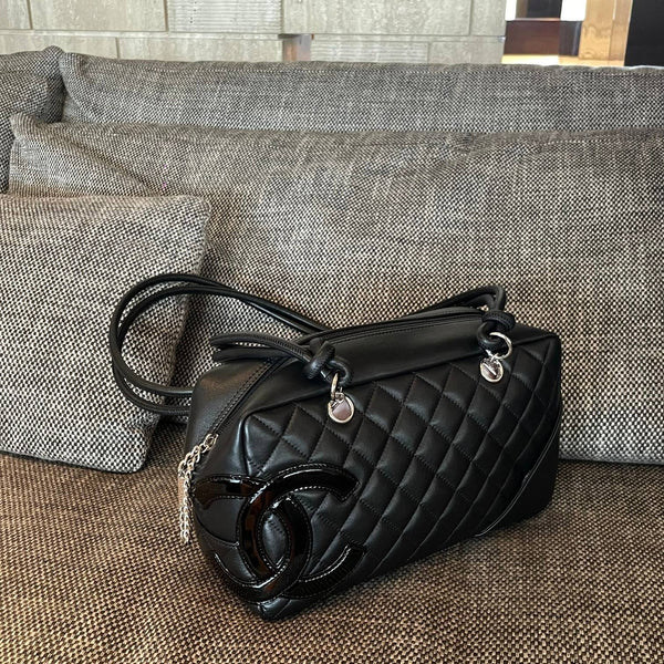 CC 2026 Cambon Ligne Bowling Bag 27cm Calfskin