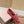LP POINTED-TOE BALLET FLATS 25S IN RED LAMBSKIN