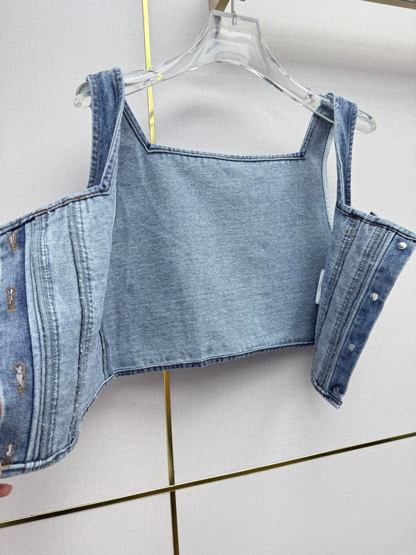 Miu 2026 Crop Top Demin 400230