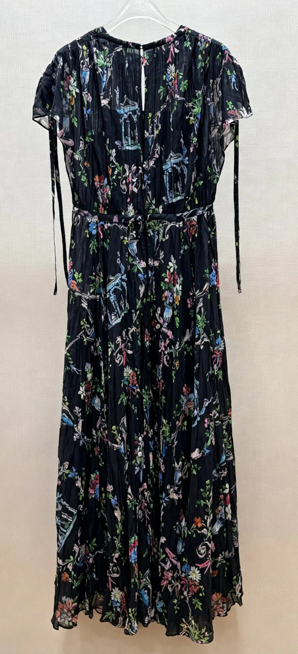 CD 2026 Maxi Dress Black Cotton 628334