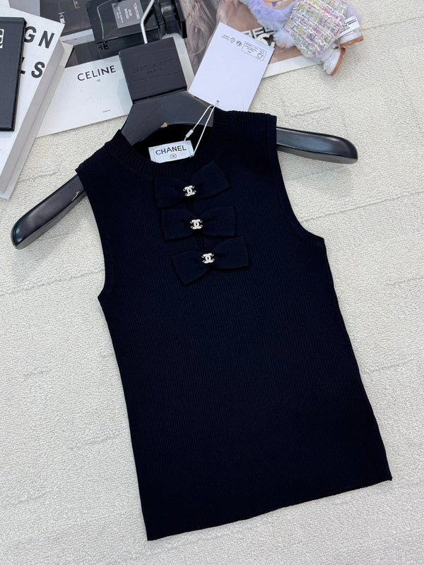 CC 2026 Bow-Tie Vest with Logo Wool 386926
