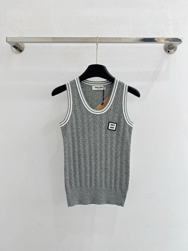 Miu 2026 Knit Vest Wool 642706