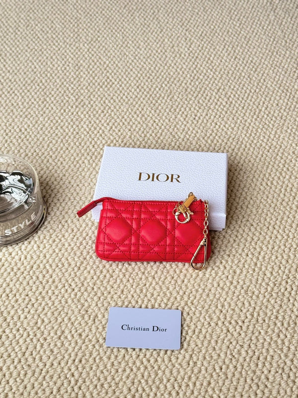 CD 2026 Key Pouch 14.5cm Lambskin