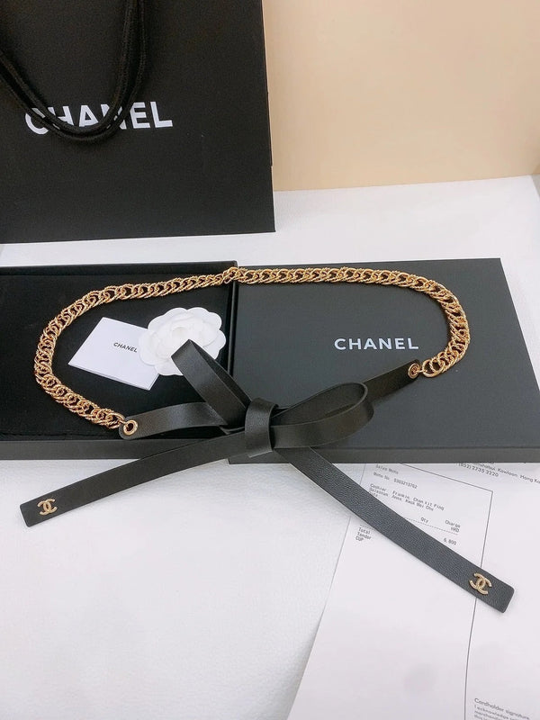 CC 2026 Spiral Bow Waist Chain Belt