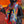 HM 25s Scarf 140cm Red Orange Cashmere 976205