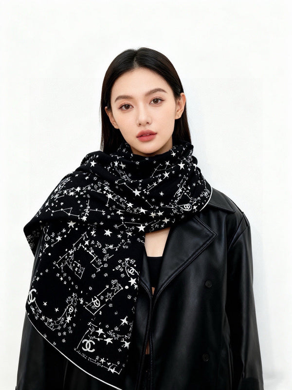 CC 26s Scarf 140 In Cashmere Silk 309310