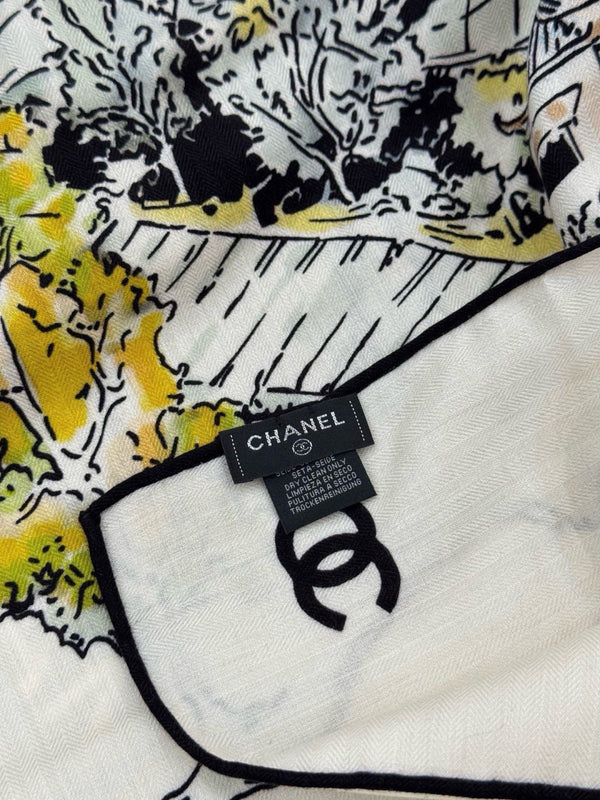 CC 26s Scarf 140 In Cashmere Silk 309324