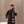BBR Long Scarf 200CM Brown Black Cashmere 293420