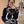 LV 25 Scarf 186cm Black White Wool 293490