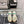 PEEP-TOE THICK SOLE SANDALS IN WHITE MIX TEA GREEN WOVEN FABRIC