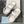 VELCRO SANDALS IN WHITE LAMBSKIN AND TWEED FABRIC