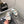 DAD SANDAL MULE IN WHITE MIX LIGHT BLUE TWEED FABRIC