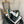 ESPADRILLE FOREST GREEN TWEED FABRIC AND BLACK CALFSKIN FLATS